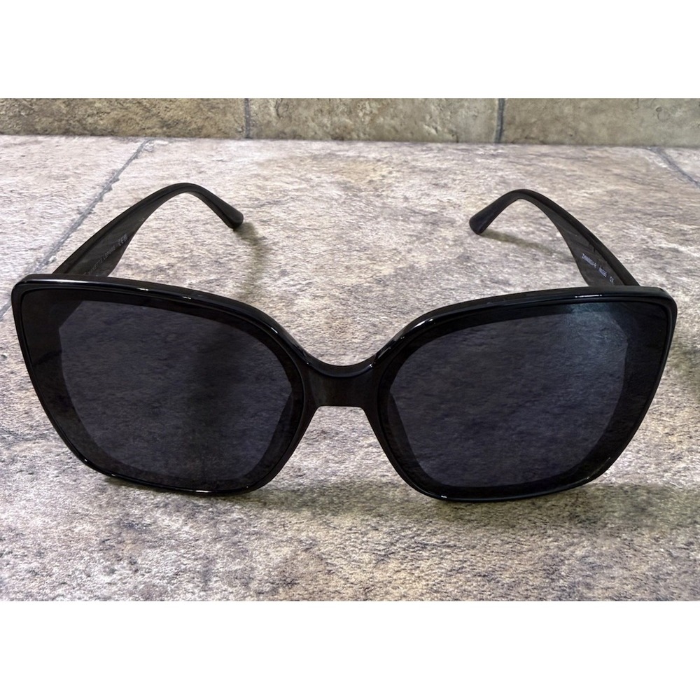 Nanette Lepore NN395 OX Black Oversized Square Sunglasses Women ZHNN0624-R